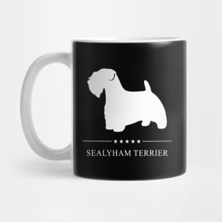 Sealyham Terrier Dog White Silhouette Mug